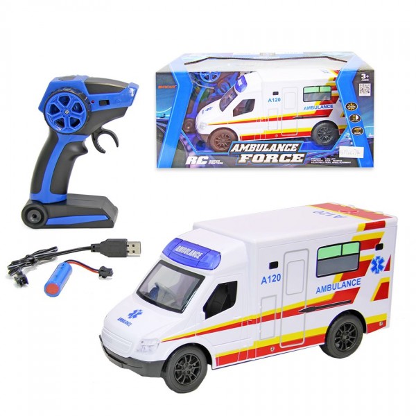 AMBULANCIA RC 2021-1211 CON CARGADOR