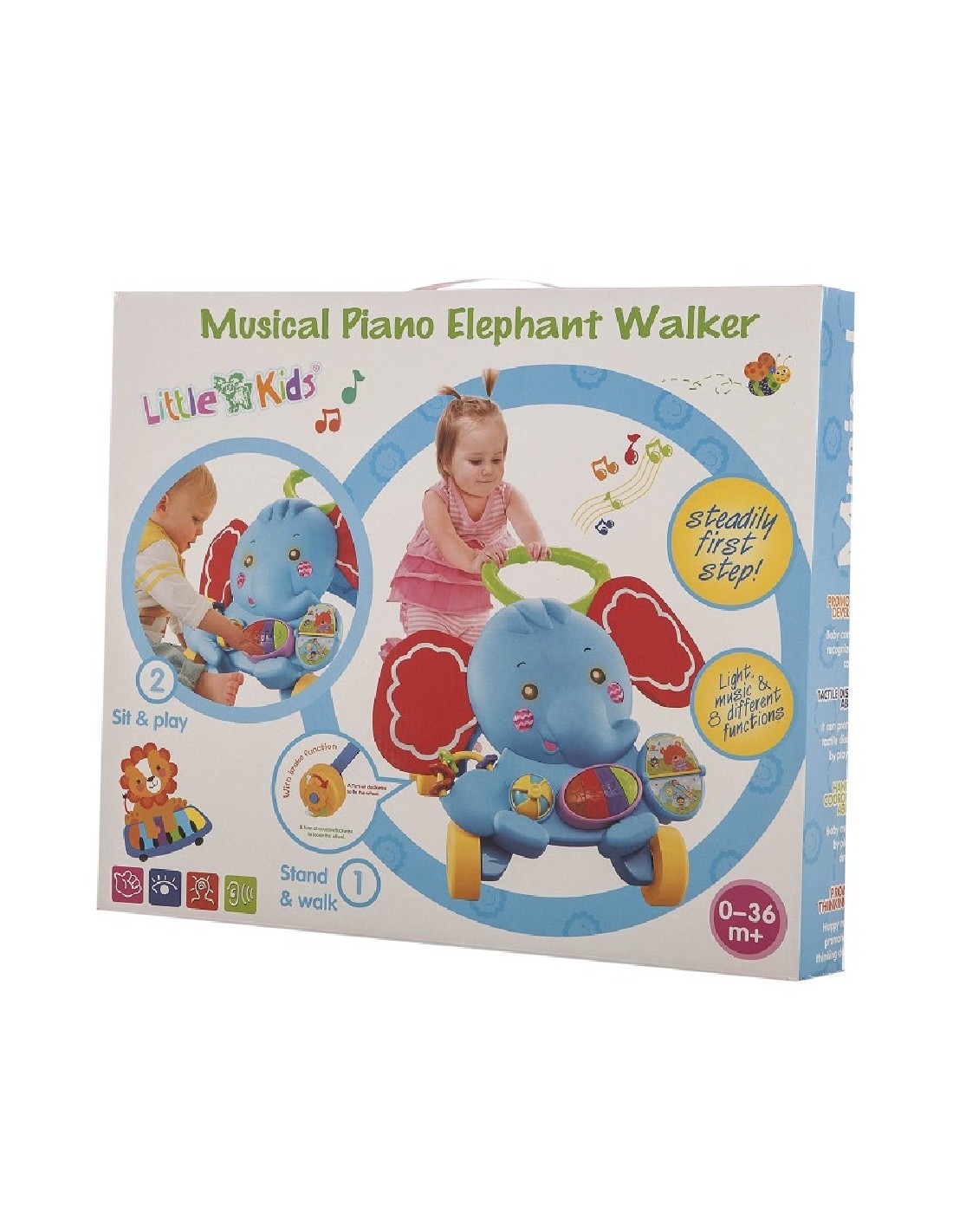 ANDADOR 25538 ACTIVITY ELEFANTE 45X50X40CM MUSICAL LUMINOSO