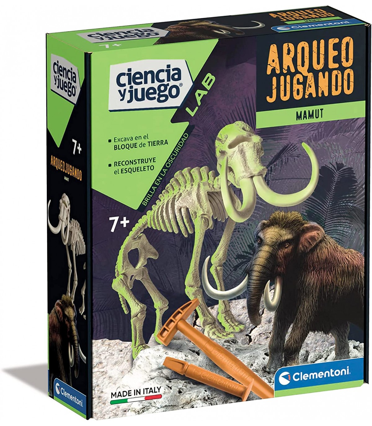 ARQUEOJUGANDO 55027-55540 MAMUT FLUORESCENTE