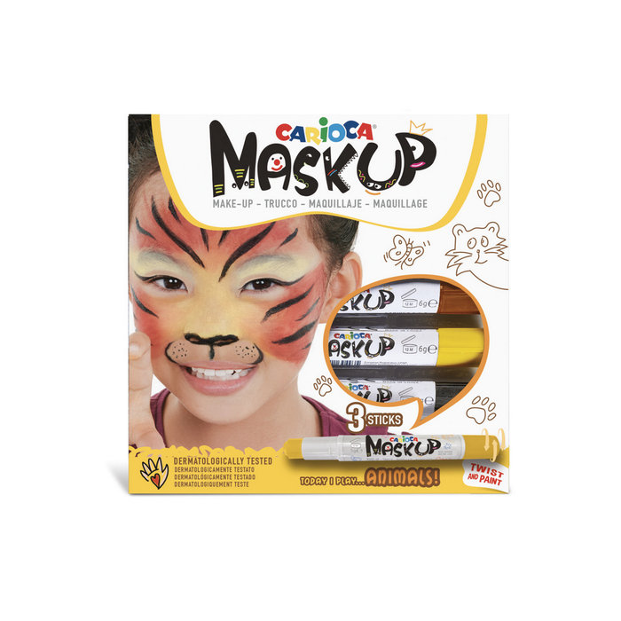 BARRA 6UDS MAQUILLAJE 43048 ANIMALES MASK UP