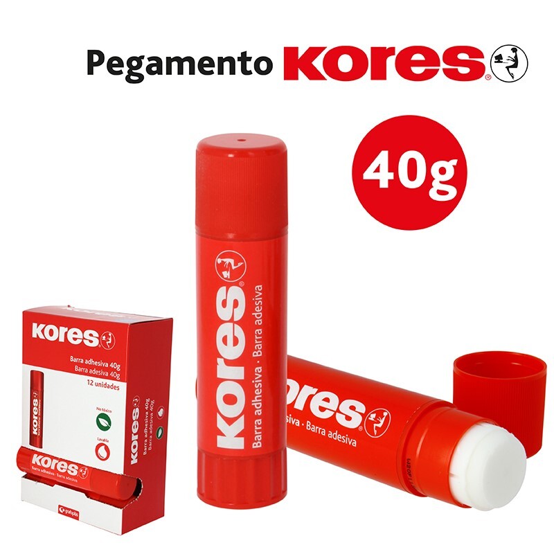 BARRA PEGAMENTO 40G KORES 22500