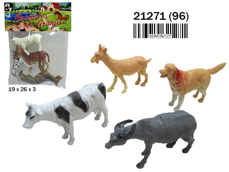 BOLSA 4 ANIMALES GRANJA 21271