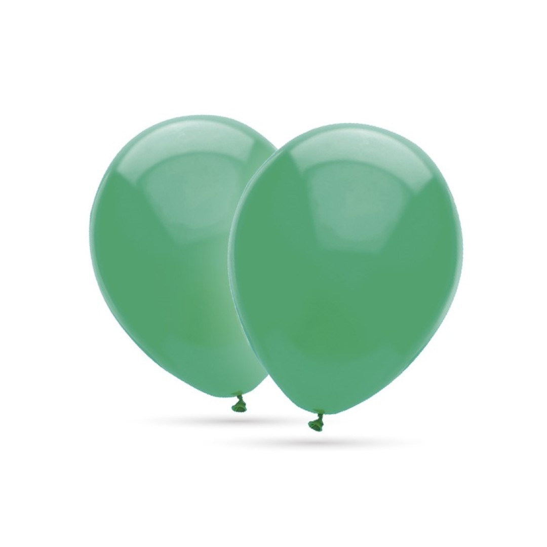 BOLSA 50 GLOBOS 50180 30CM DECOHELIUM ESMERALDA