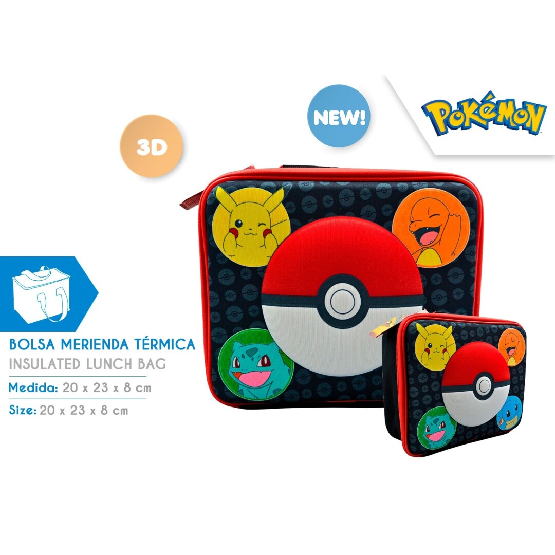 BOLSA DE ALMUERZO POKEMON PK00037