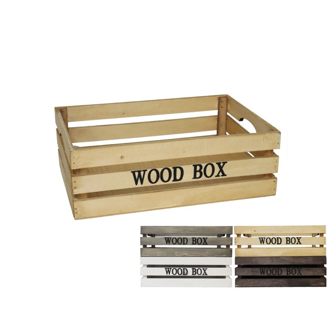 CAJA MADERA BUMP 4COL SURT 30X20X10 CM