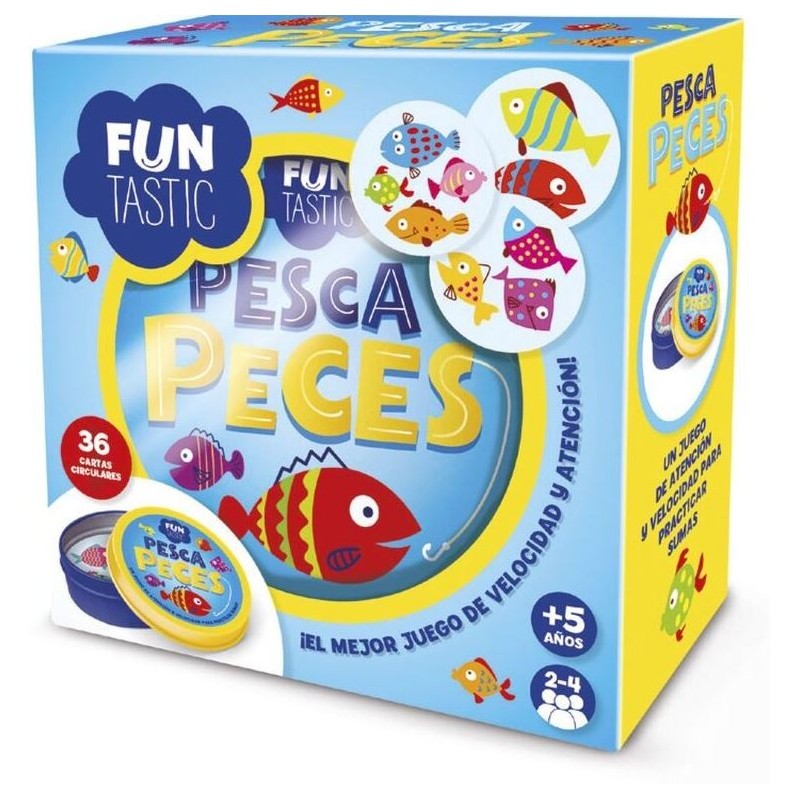 CARTAS REDONDAS FUJ010 FUNTASTIC PESCA PECES