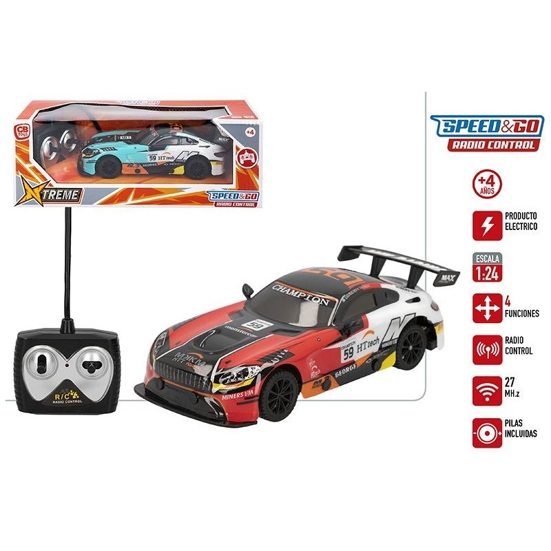 COCHE RC 46662 SPEED & GO 1:24