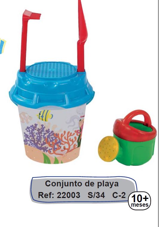 CONJUNTO PLAYA 22003 CON REGADERA ACUARIO