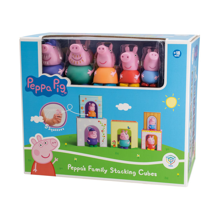 CUBO APILABLE 921D00064 CON 5 FIGURAS PEPPA PIG