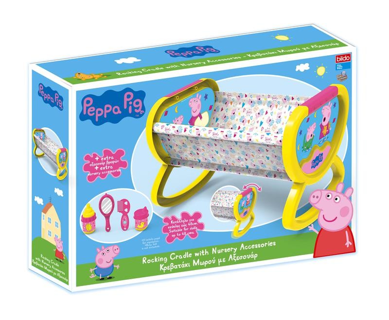 CUNA B-8147 PARA MUÑECAS DE PEPPA PIG 48CM