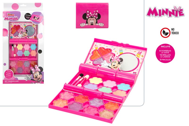 ESTUCHE MAQUILLAJE 3 NIVELES 77362 MINNIE