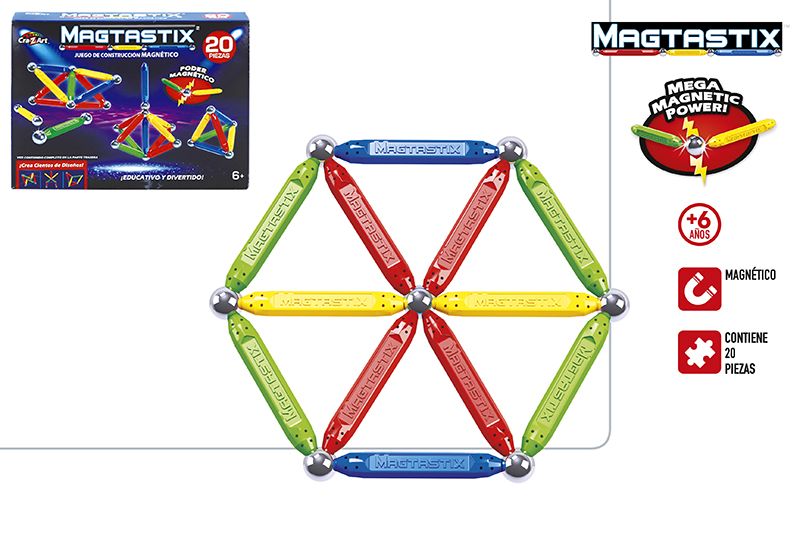 GEOMAG 43924 MAGTASTIX PACK 20 PIEZAS**