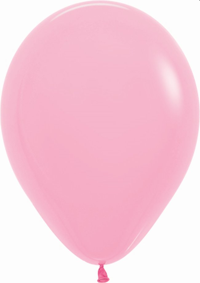 GLOBO R12-009 LATEX SEMPERTEX ROSADO 30CM BOLSA 50UDS