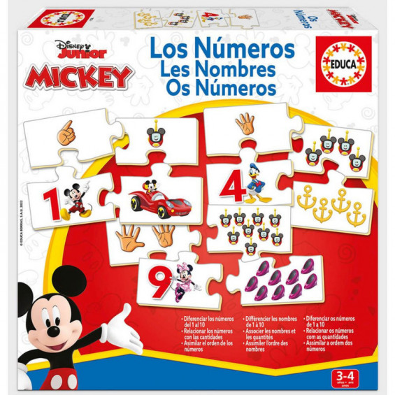 JUEGO 19327 LOS NUMEROS MICKEY