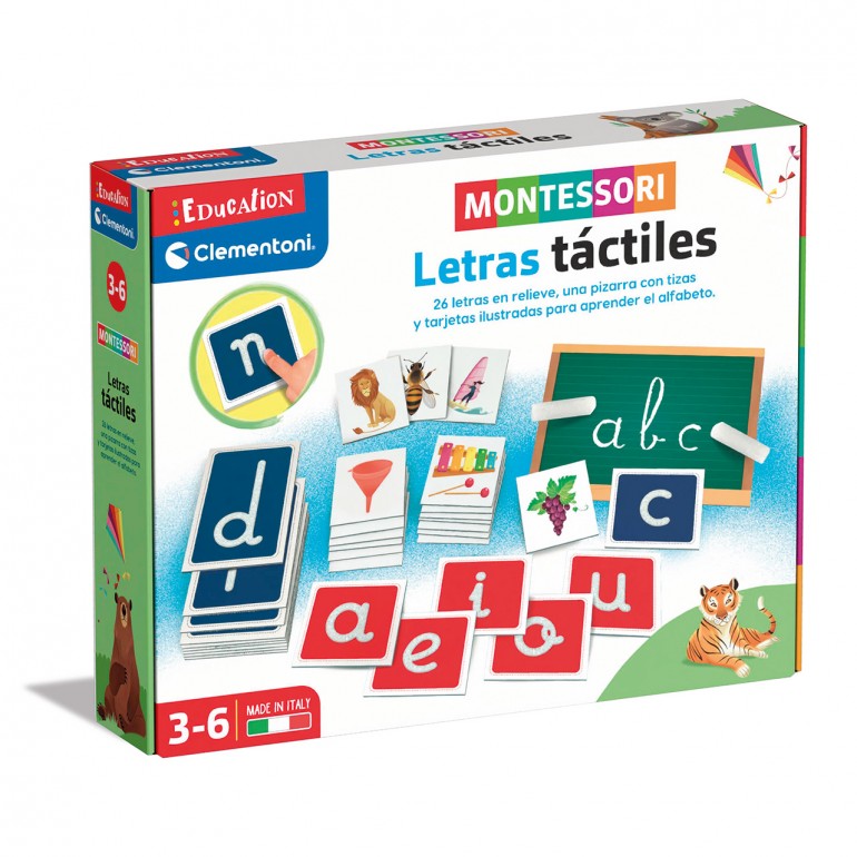 JUEGO 55477 MONTESSORI LETRAS TACTILES**