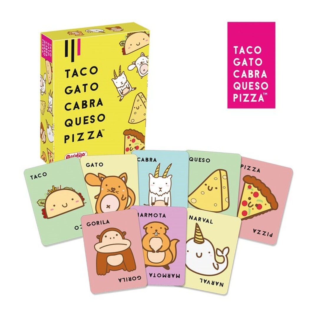 JUEGO 80909 TACO, GATO,CABRA, QUESO, PIZZA