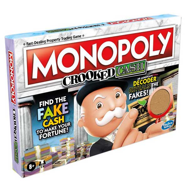 JUEGO MONOPOLY F26741051 CROOKED CASH 456F2674**