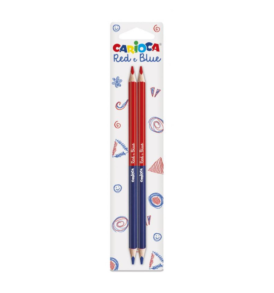 LAPICES 40140 AZUL/ROJO BL. 2 PCS