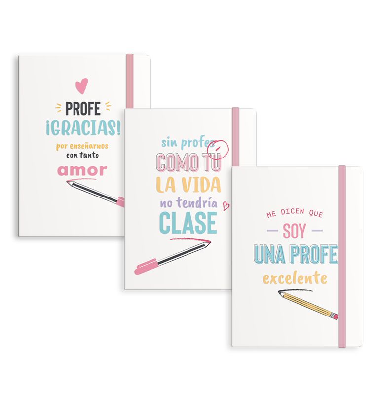 LIBRETA CON GOMA L PROFE 2663908