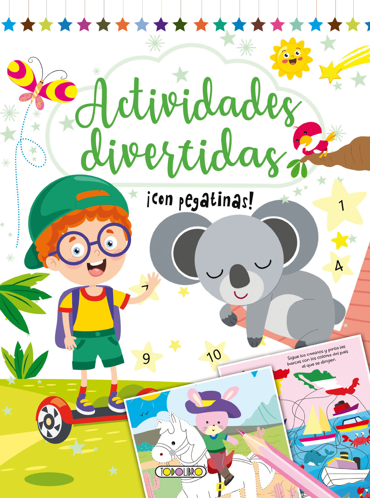 LIBRO T5107004 ACTIVIDADES DIVERTIDAS C/PEGATINAS**