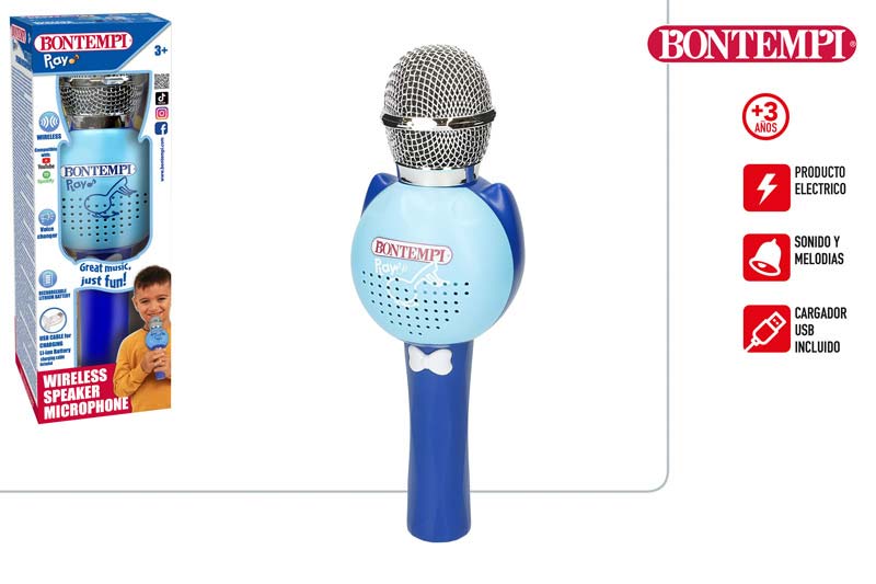 MICRO KARAOKE 47889 WIRELESS AZUL