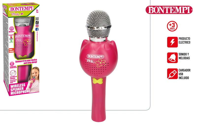 MICRO KARAOKE 47890 WIRELESS ROSA