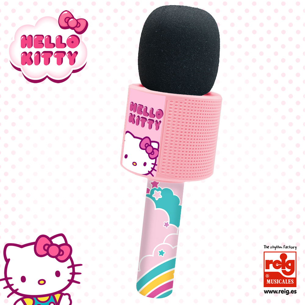 MICROFONO BLUETOOTH CON MELODIA 1516 HELLO KITTY