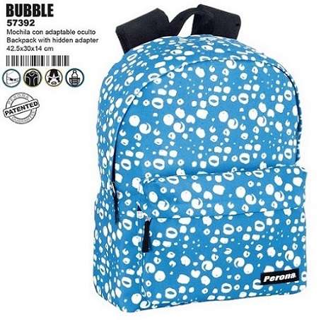 MOCHILA 57392 JR BUBBLE AZUL**