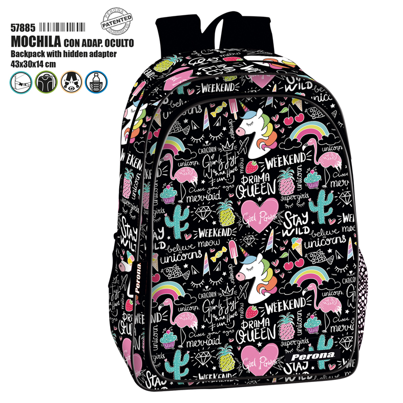 MOCHILA 57885 UNICORNS**