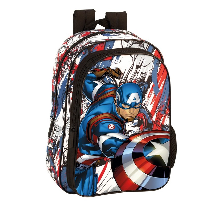 MOCHILA 58530 INFANTIL CAPITAN AMERICA LIMIT 37X29X11CM**