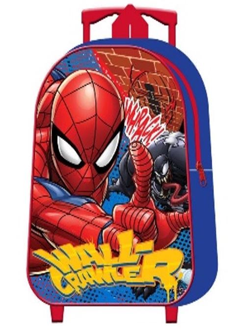 MOCHILA CON CARRO 1000ET31-1406 SPIDERMAN 31CM