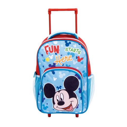 MOCHILA CON CARRO WD14538 MICKEY