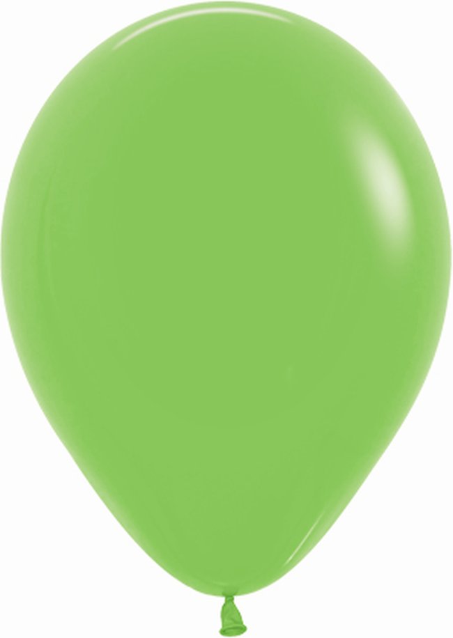 PACK 12 GLOBOS VERDE LIMA R12-031-12