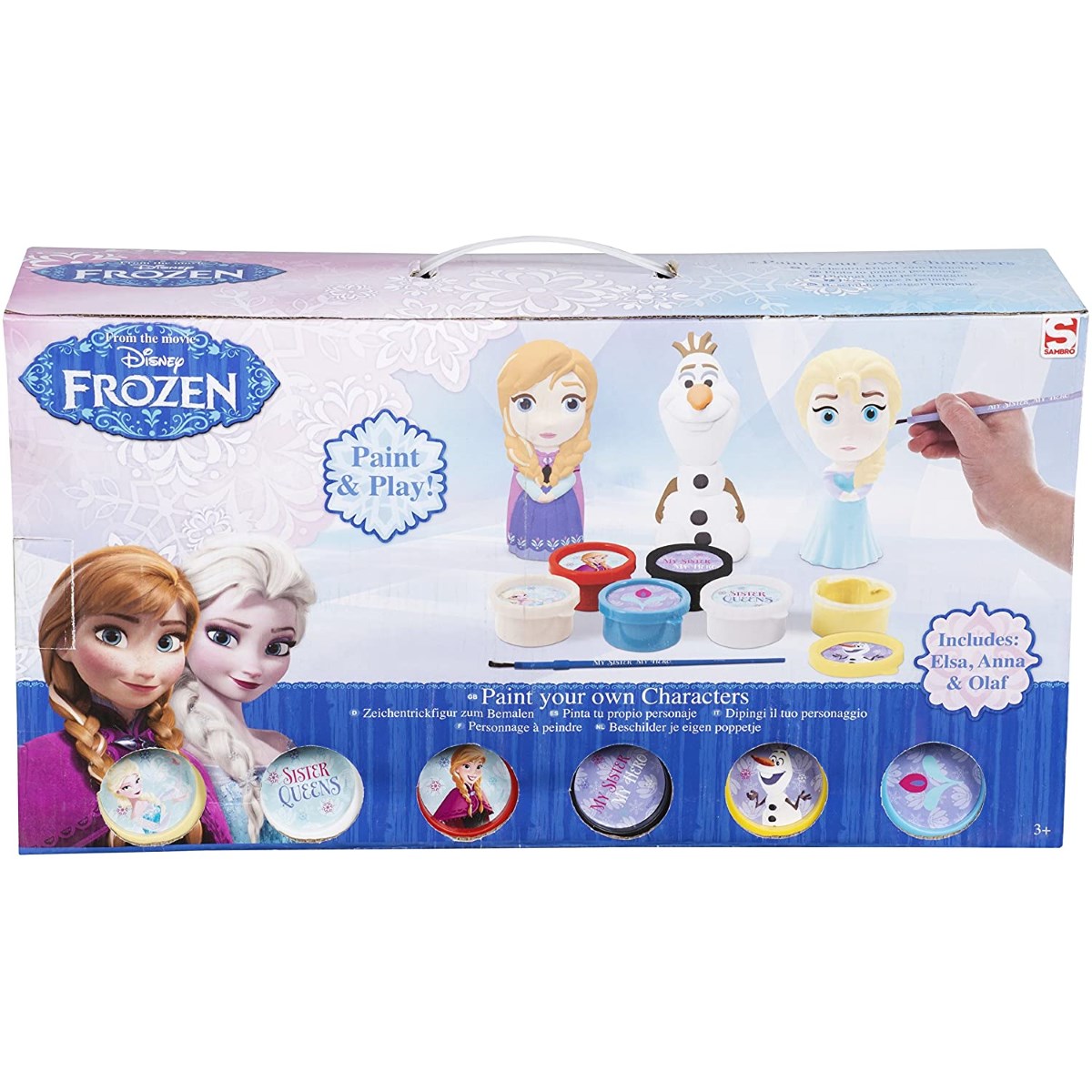 PACK 3 PERSONAJES PINTURAS DFR3-4269 FROZEN