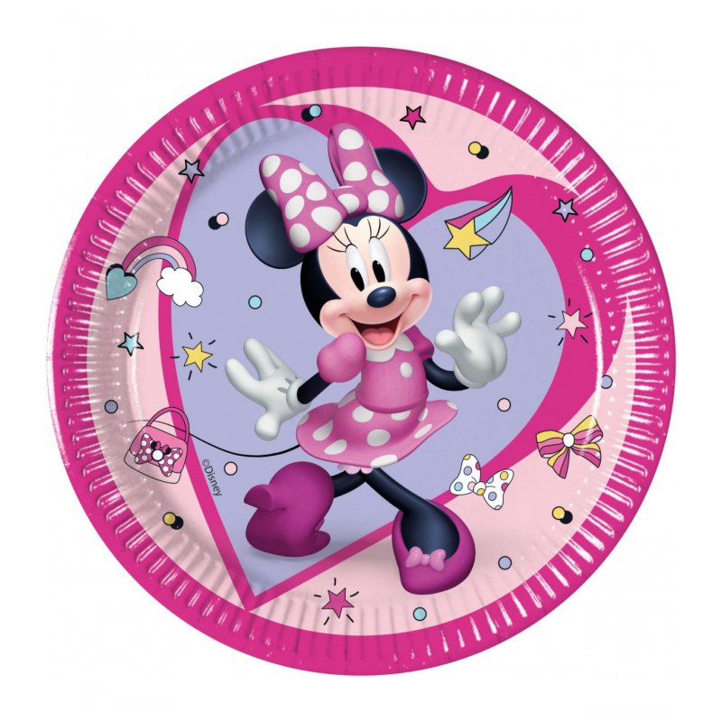 PACK 8 PLATOS 20 CM MINNIE PR94051