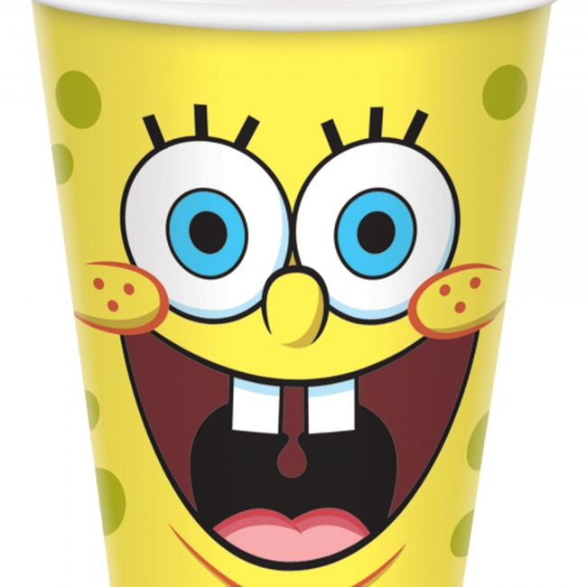 PACK 8 VASOS 582627-66 266ML BOB ESPONJA