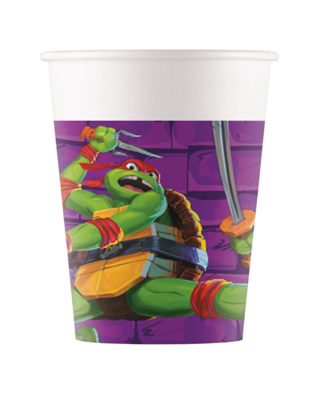 PACK 8 VASOS 96458 TORTUGAS NINJA