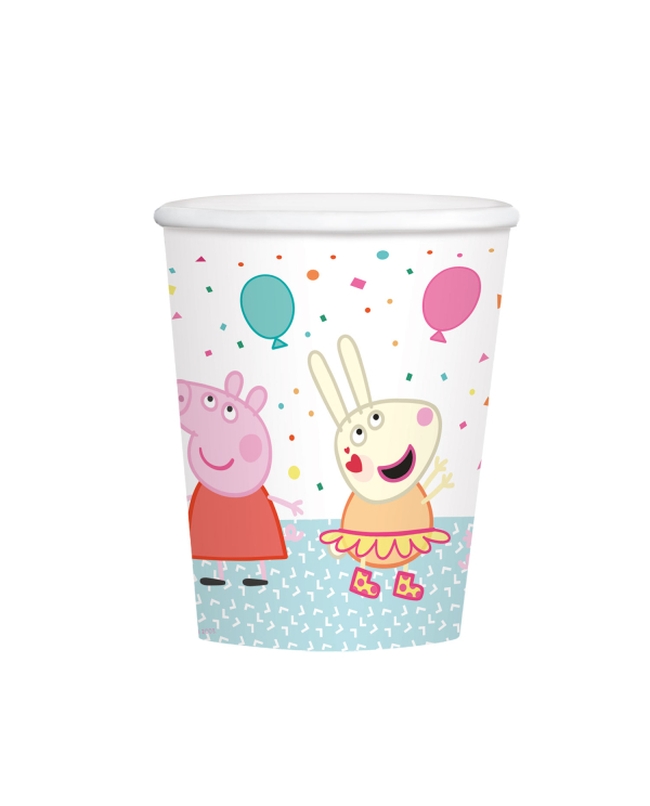 PACK 8 VASOS 9906333-66 250ML PEPPA PIG