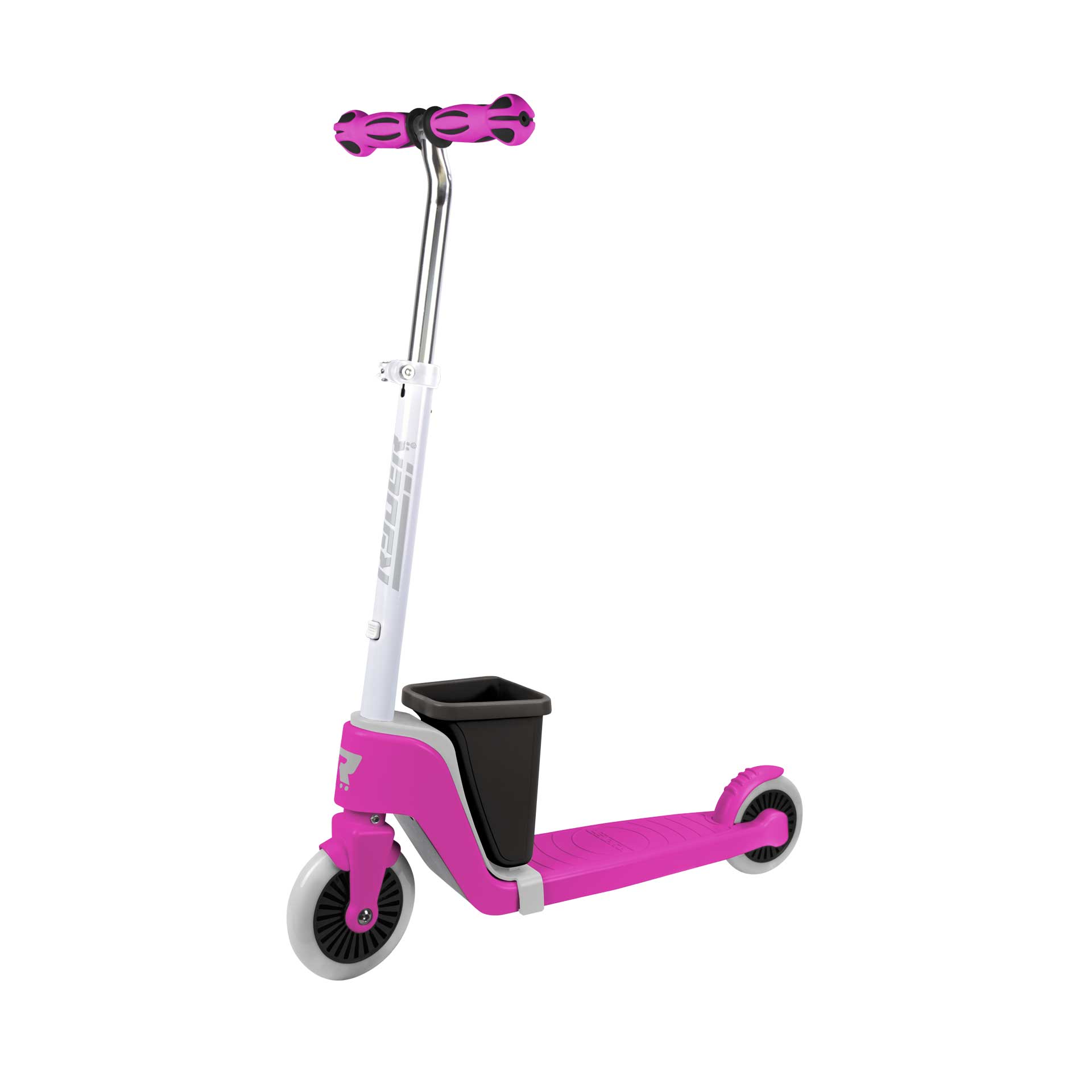 PATINETE 4483 2 RUEDAS ROSA CON CESTA