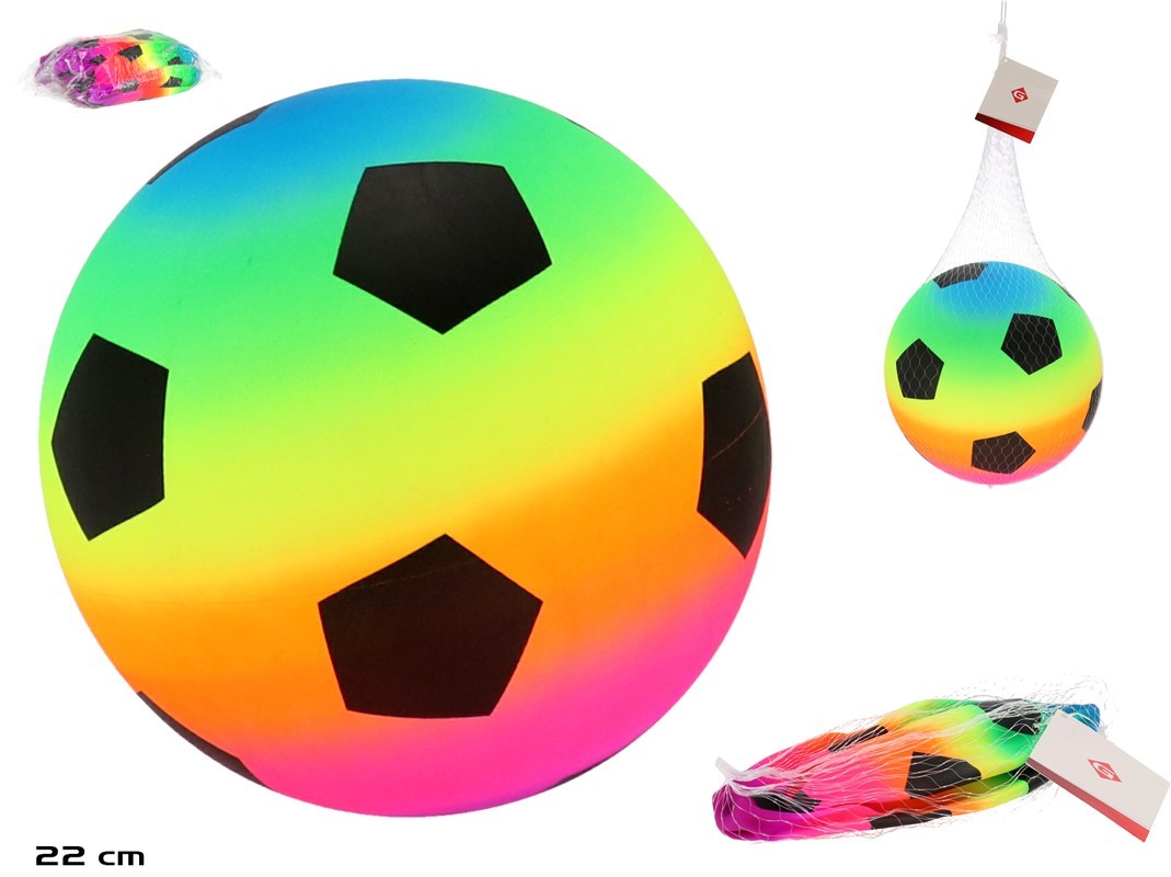 PELOTA FUTBOL RAINBOW 22CM 65G