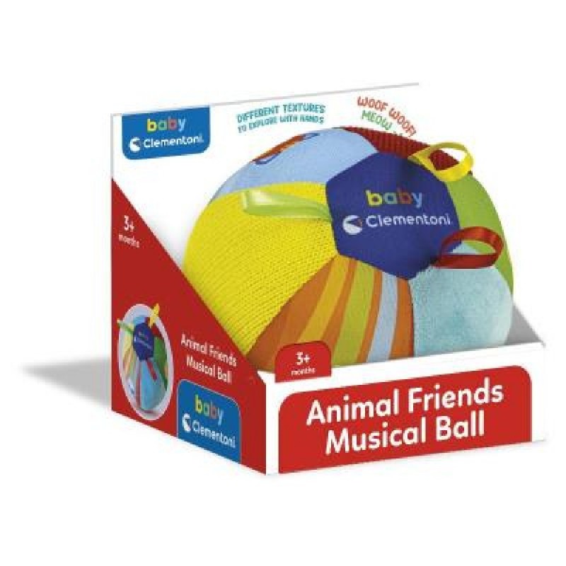 PELOTA MUSICAL 17464 ANIMAL FRIENDS