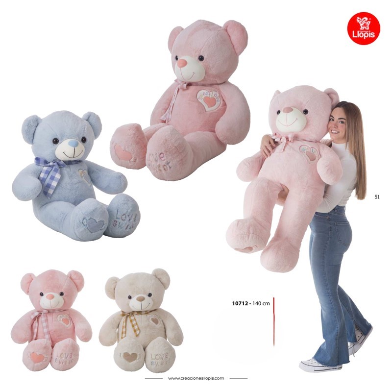 PELUCHE 10712 OSO ANGELITO 140CM