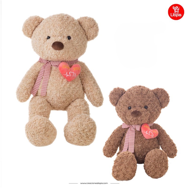 PELUCHE 10724 OSO OLD CORAZON 135CM