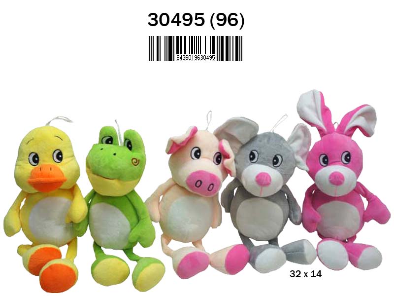 PELUCHE 30495 ANIMALES LARGOS 5 STD