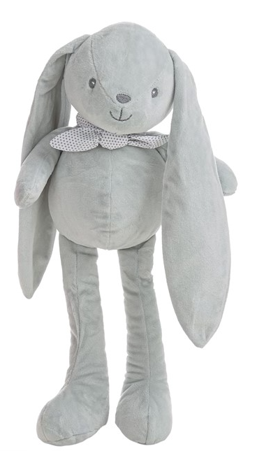 PELUCHE 47070 CONEJITO OREJAS GRIS 40CM