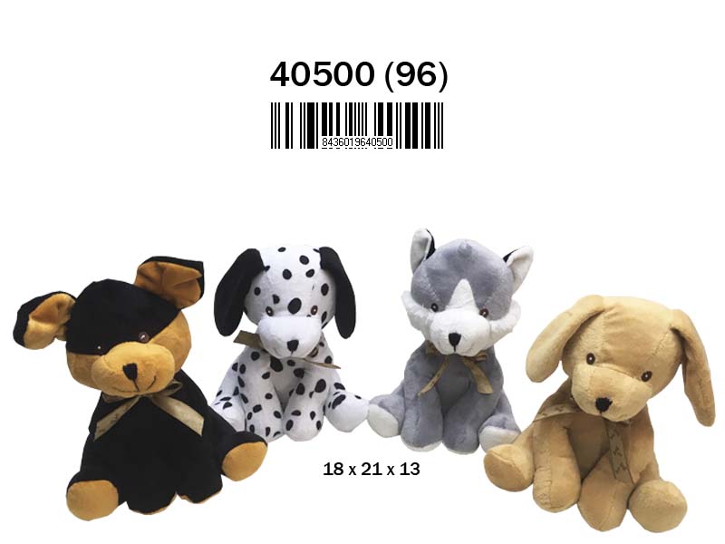 PELUCHE PERRITOS 40500 4 STD