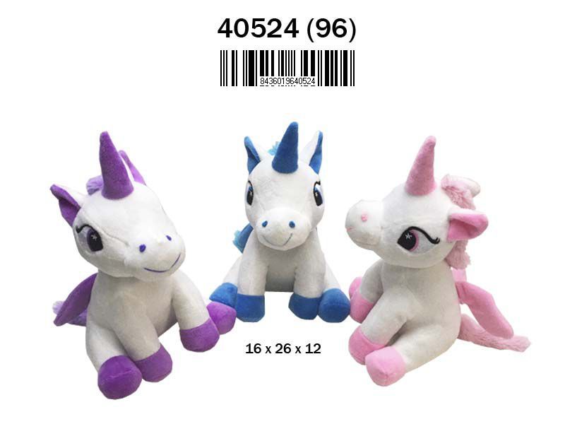 PELUCHE UNICORNIO 40524 3 SURTIDOS