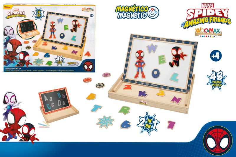 PIZARRA 48754 MAGNETICA MADERA SPIDEY*