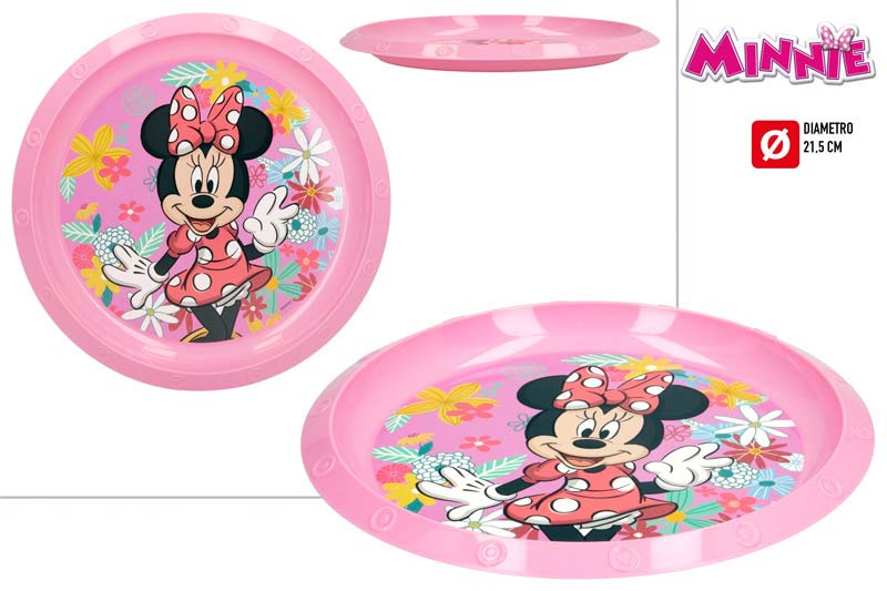 PLATO 71658 VALUE PLASTICO MINNIE 21.5CM