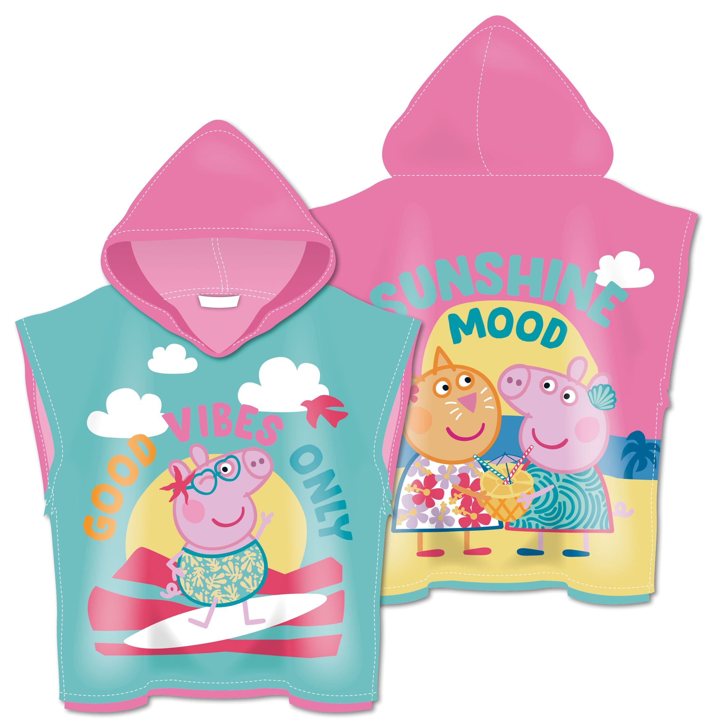 PONCHO PEPPA PIG PP15883 55X110CM**